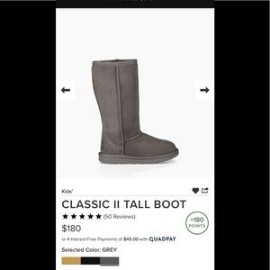 Lightly worn Classic Tall Girls UGG Boots